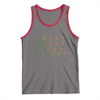 Xmas Holiday Lights And Human Rights Tank Top Equality Supporter Gift - Wonder Print Shop