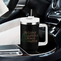 Xmas Holiday Lights And Human Rights Tumbler With Handle Equality Supporter Gift - Wonder Print Shop