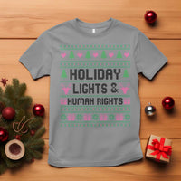 Christmas Lights For Human Rights T Shirt Equality Supporter Gift - Wonder Print Shop