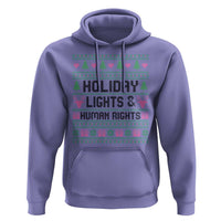 Christmas Lights For Human Rights Hoodie Equality Supporter Gift - Wonder Print Shop