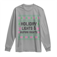Christmas Lights For Human Rights Long Sleeve Shirt Equality Supporter Gift - Wonder Print Shop