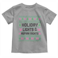 Christmas Lights For Human Rights Toddler T Shirt Equality Supporter Gift - Wonder Print Shop