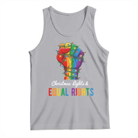 Christmas Lights Equal Rights Tank Top LGBT Hands Supporter Gift - Wonder Print Shop