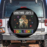 Christmas Lights And Equal Rights Ugly Sweater Spare Tire Cover Xmas Activism Gift - Wonder Print Shop