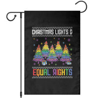 Christmas Equality Lights Ugly Sweater Garden Flag Xmas Activism Gift - Wonder Print Shop
