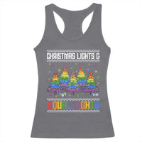 Christmas Equality Lights Ugly Sweater Racerback Tank Top Xmas Activism Gift - Wonder Print Shop