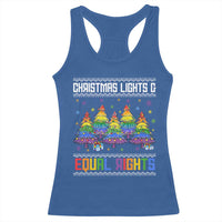 Christmas Equality Lights Ugly Sweater Racerback Tank Top Xmas Activism Gift - Wonder Print Shop