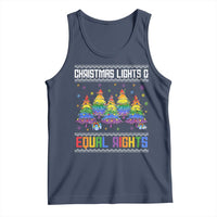 Christmas Equality Lights Ugly Sweater Tank Top Xmas Activism Gift - Wonder Print Shop