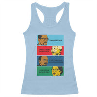 African American Leaders History Quote Gift Racerback Tank Top