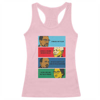 African American Leaders History Quote Gift Racerback Tank Top