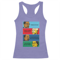 African American Leaders History Quote Gift Racerback Tank Top