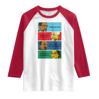 African American Leaders History Quote Gift Raglan Shirt