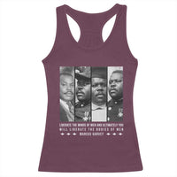 Marcus Garve Quote Racerback Tank Top Liberate The Minds Of Men
