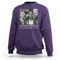 Marcus Garve Quote Sweatshirt Liberate The Minds Of Men