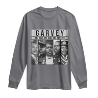 Marcus Garvey Quote Long Sleeve Shirt One God One Aim One Destiny