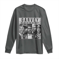 Marcus Garvey Quote Long Sleeve Shirt One God One Aim One Destiny