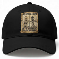 Vintage Marcus Garvey Baseball Cap Up You Mighty Race Quote
