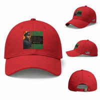 Marcus Garvey Pan African Flag Baseball Cap A People Without Knowledge Of Their Past Quote