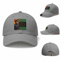 Marcus Garvey Pan African Flag Baseball Cap A People Without Knowledge Of Their Past Quote