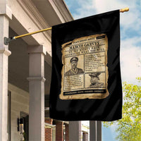 Vintage Newspaper Marcus Garvey Garden Flag Up You Mighty Race Quote