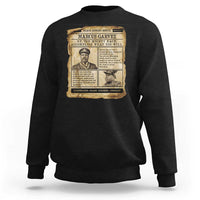 Vintage Newspaper Marcus Garvey Sweatshirt Up You Mighty Race Quote