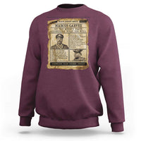 Vintage Newspaper Marcus Garvey Sweatshirt Up You Mighty Race Quote