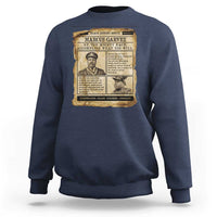 Vintage Newspaper Marcus Garvey Sweatshirt Up You Mighty Race Quote