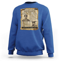 Vintage Newspaper Marcus Garvey Sweatshirt Up You Mighty Race Quote