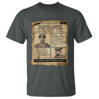 Vintage Newspaper Marcus Garvey T Shirt Up You Mighty Race Quote