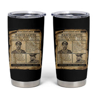 Vintage Newspaper Marcus Garvey Tumbler Cup Up You Mighty Race Quote