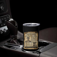 Vintage Newspaper Marcus Garvey Tumbler Cup Up You Mighty Race Quote