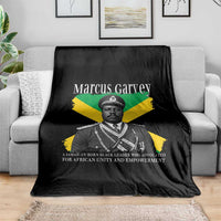 Marcus Garvey Jamaican National Hero Throw Blanket Pan Africanism History Gift