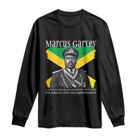 Marcus Garvey Jamaican National Hero Long Sleeve Shirt Pan Africanism History Gift