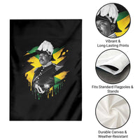Marcus Garvey Jamaican National Hero Garden Flag African American Heritage