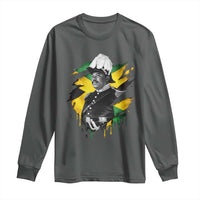 Marcus Garvey Jamaican National Hero Long Sleeve Shirt African American Heritage