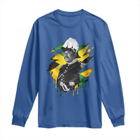 Marcus Garvey Jamaican National Hero Long Sleeve Shirt African American Heritage