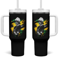 Marcus Garvey Jamaican National Hero Tumbler With Handle African American Heritage