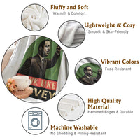 Think Like Garvey Throw Blanket Civil Rights Leader Gift