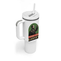 Think Like Garvey Tumbler With Handle Civil Rights Leader Gift