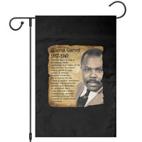 Marcus Garvey Garden Flag Strong Black History Leader