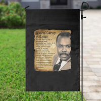 Marcus Garvey Garden Flag Strong Black History Leader