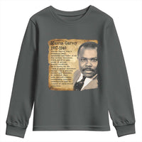 Marcus Garvey Youth Sweatshirt Strong Black History Leader