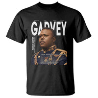 Vintage Black History Hero Marcus Garvey T Shirt Black Pride