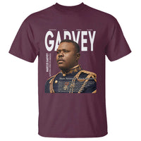 Vintage Black History Hero Marcus Garvey T Shirt Black Pride