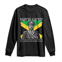 Marcus Garvey Liberation Quote Long Sleeve Shirt Liberate The Minds Of Men