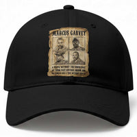Vintage Marcus Garvey Quote Baseball Cap A People Without Knowledge Of Their Past