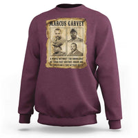 Vintage Marcus Garvey Quote Sweatshirt A People Without Knowledge Of Their Past