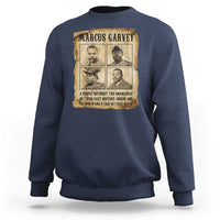 Vintage Marcus Garvey Quote Sweatshirt A People Without Knowledge Of Their Past