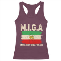 Make Iran Great Again Racerback Tank Top Iran 2026 Resistance