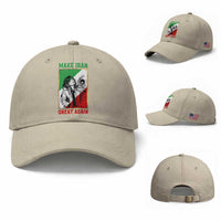 Make Iran Great Again Baseball Cap Patriotic Iranian Heritage Gift